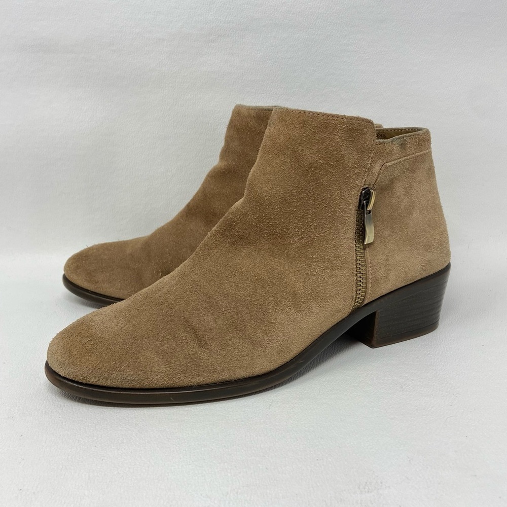 Aerosoles Women's Mythology Ankle Boots Mid Brown Suede Size 8.5 M.